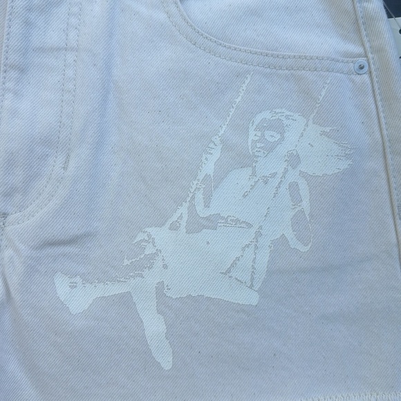 New GUESS Keep It Real Printed Senim Short SZ 27 - Picture 3 of 10